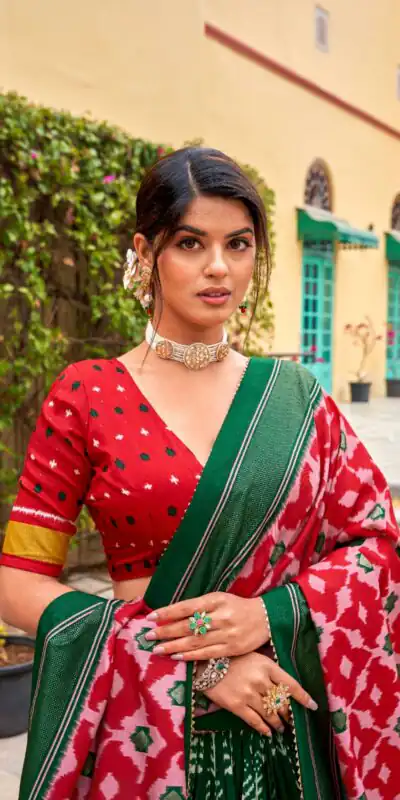 Green Tushar Print Lehenga Choli | Lehenga, Bollywood Lehenga, Creative Lehenga, Designer Lehenga, Embroidered Lehenga, Party Wear Lehenga