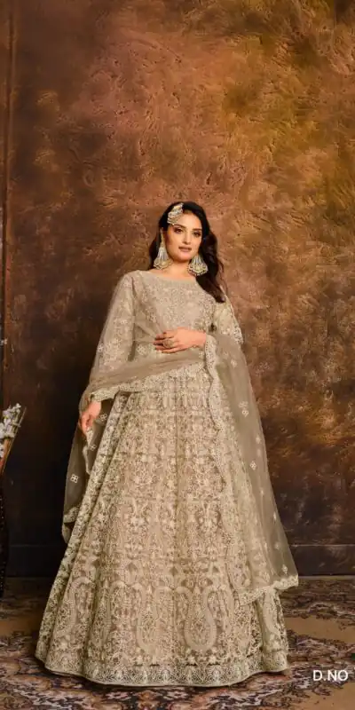 Grey Net Embroidery Work Salwar Suit | Jump Suits, Salwar suit, Casual Suits, Creative suits, Designer Suits, Palazzo Suits, Party Wear Suits, Patiala Suits, Straight Suits