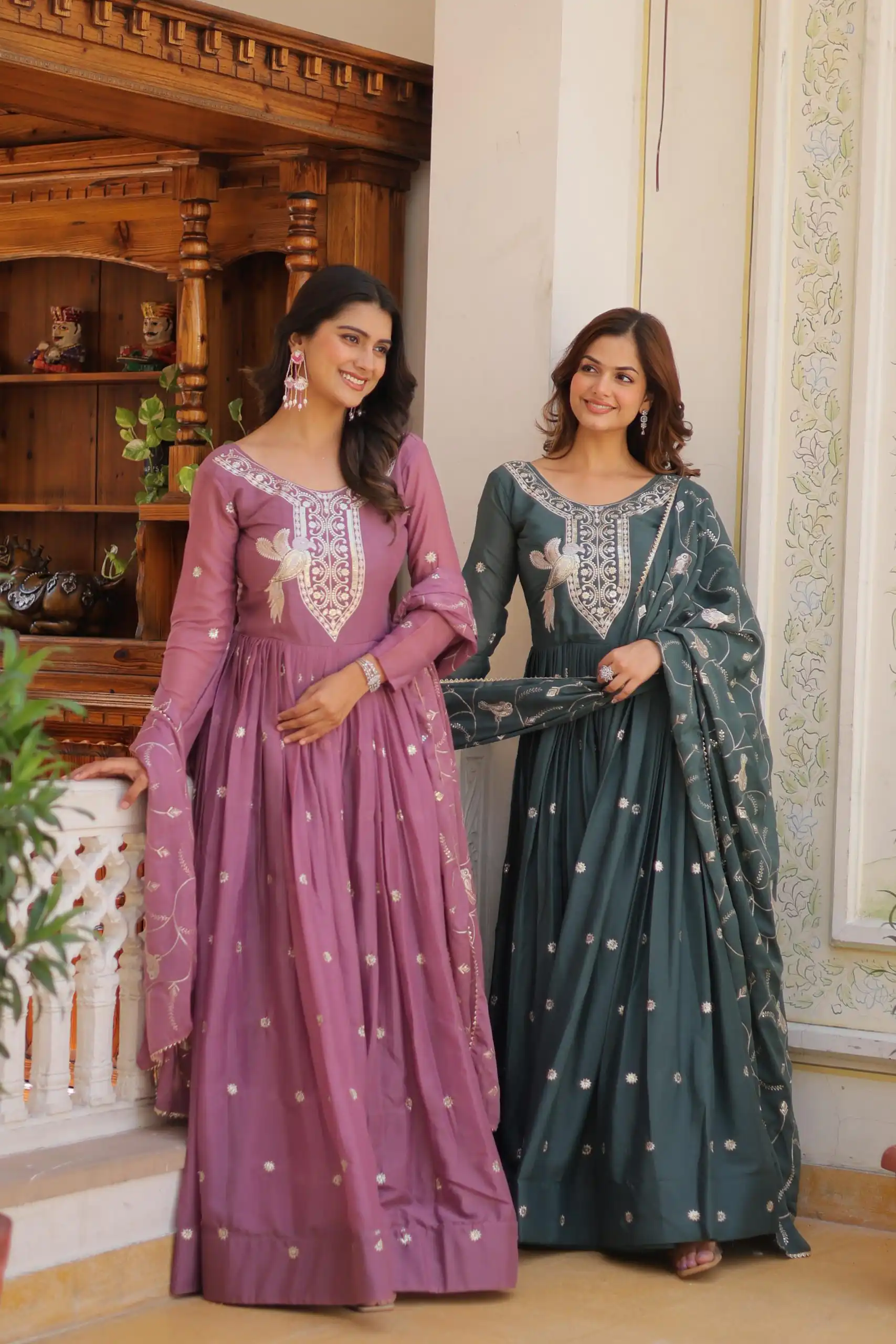 Grey Star Georgette Sequence Embroidery Work Anarkali Gown | Gowns, Bollywood Gowns, Creative Gowns, Designer Gowns, Embroidered Gowns, Party Wear Gowns, Straight Suits