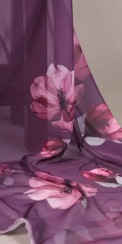 Lavender Weightless Printed Saree | Sarees, Bollywood Sarees, Creative Sarees, Designer Sarees, Embroidered Sarees, Ethnic Saree, Modern Digital sarees, Party Wear Sarees