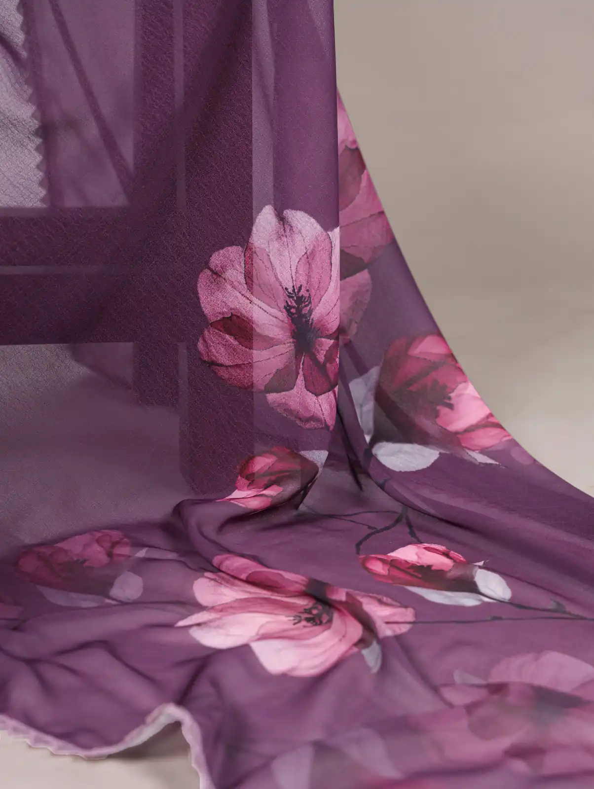 Lavender Weightless Printed Saree | Sarees, Bollywood Sarees, Creative Sarees, Designer Sarees, Embroidered Sarees, Ethnic Saree, Modern Digital sarees, Party Wear Sarees