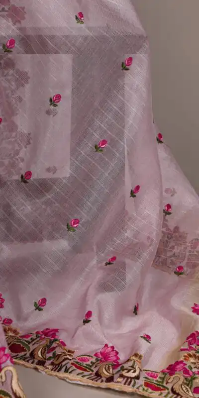 Lavender Zari Kota Tissue Embroidery Zari Work Saree | Sarees, Bollywood Sarees, Creative Sarees, Designer Sarees, Embroidered Sarees, Ethnic Saree, Modern Digital sarees, Party Wear Sarees