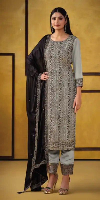 Light Blue Rangoli Coding Sequence Work Salwar Suit | Jump Suits, Salwar suit, Casual Suits, Creative suits, Designer Suits, Palazzo Suits, Party Wear Suits, Patiala Suits, Straight Suits