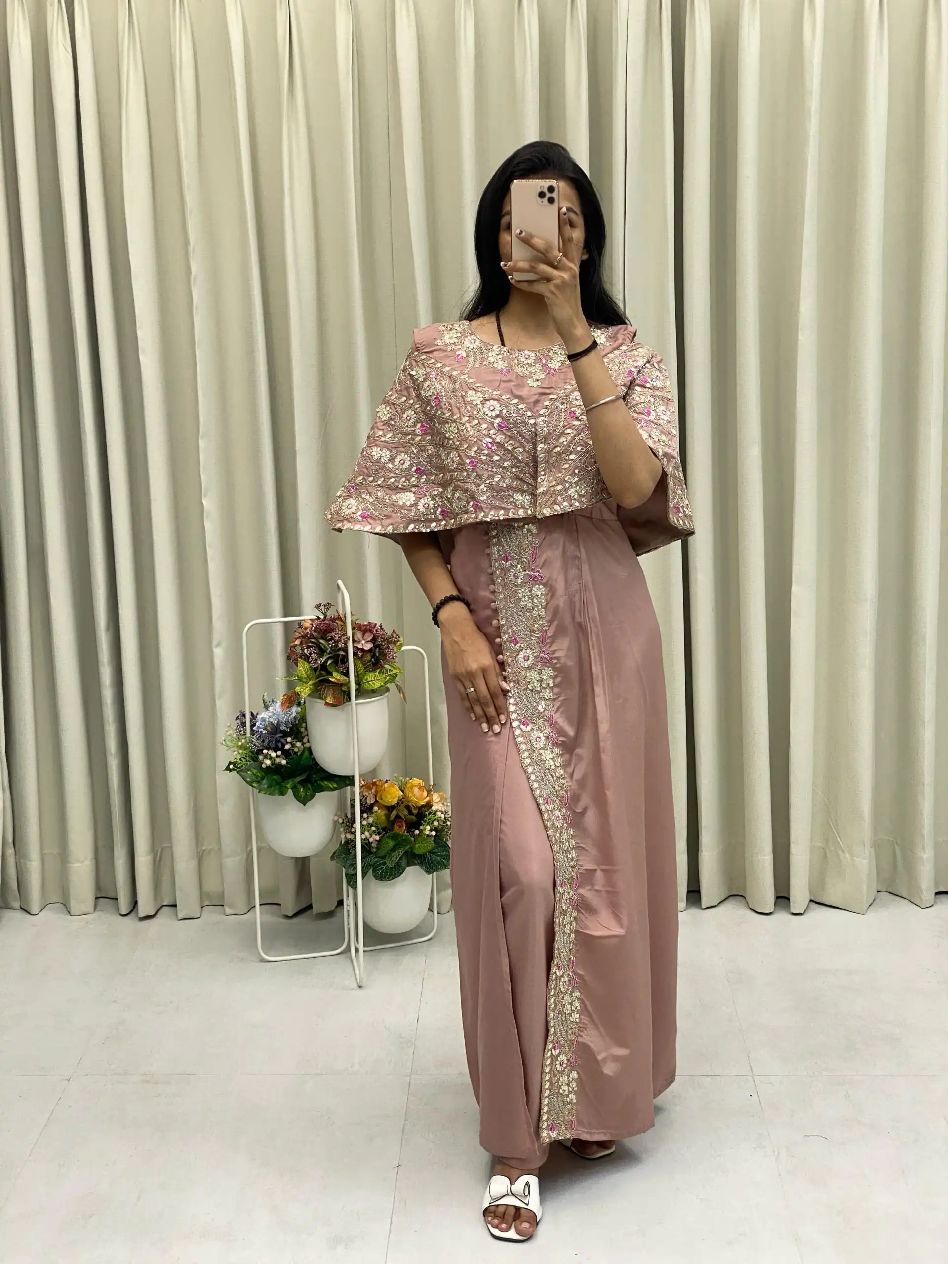 Light Pink Crepe Silk Sequence Embroidery Foil Paper Work Salwar Suit | Jump Suits, Salwar suit, Casual Suits, Creative suits, Designer Suits, Palazzo Suits, Party Wear Suits, Patiala Suits, Straight Suits