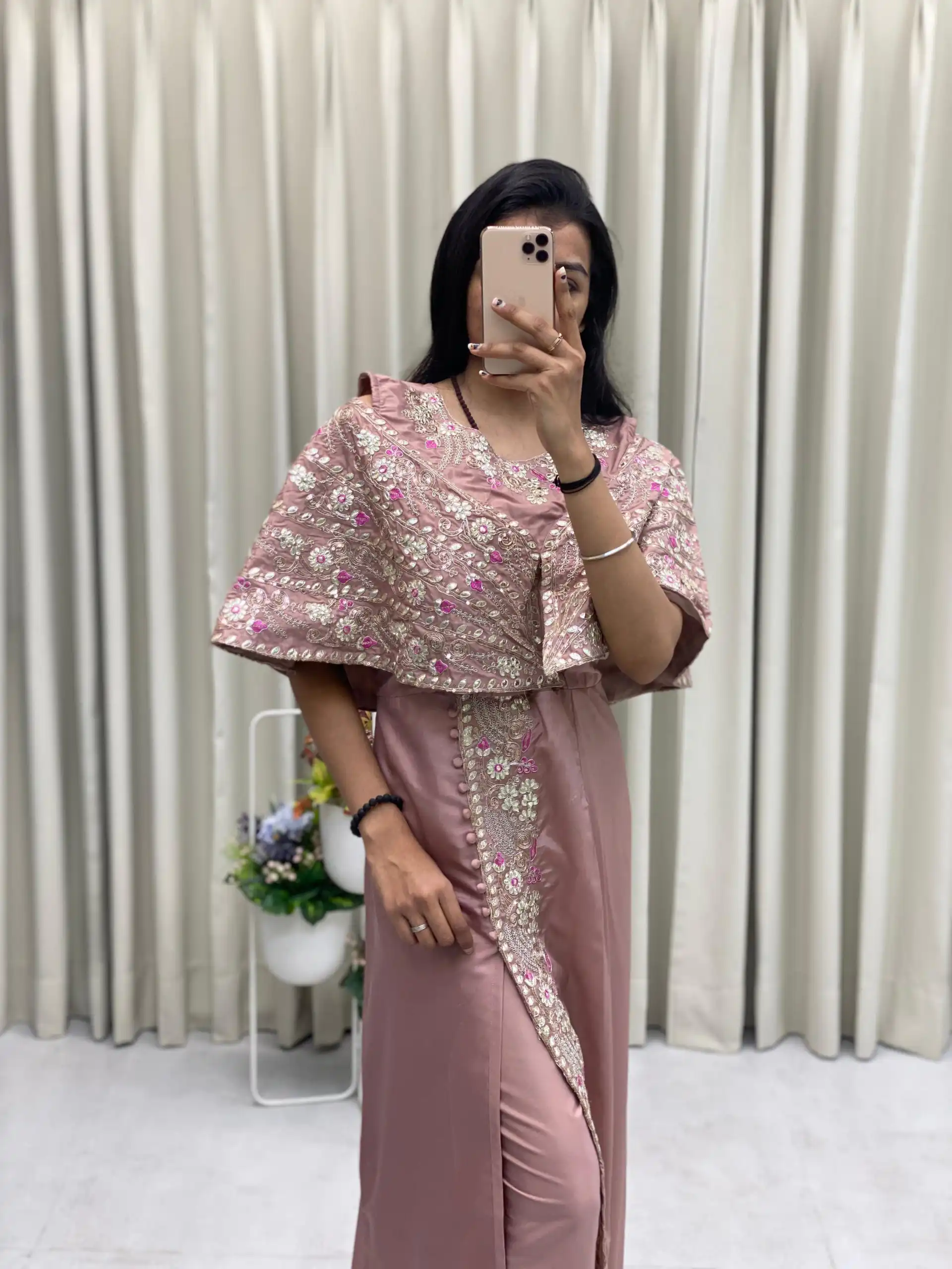 Light Pink Crepe Silk Sequence Embroidery Foil Paper Work Salwar Suit | Jump Suits, Salwar suit, Casual Suits, Creative suits, Designer Suits, Palazzo Suits, Party Wear Suits, Patiala Suits, Straight Suits