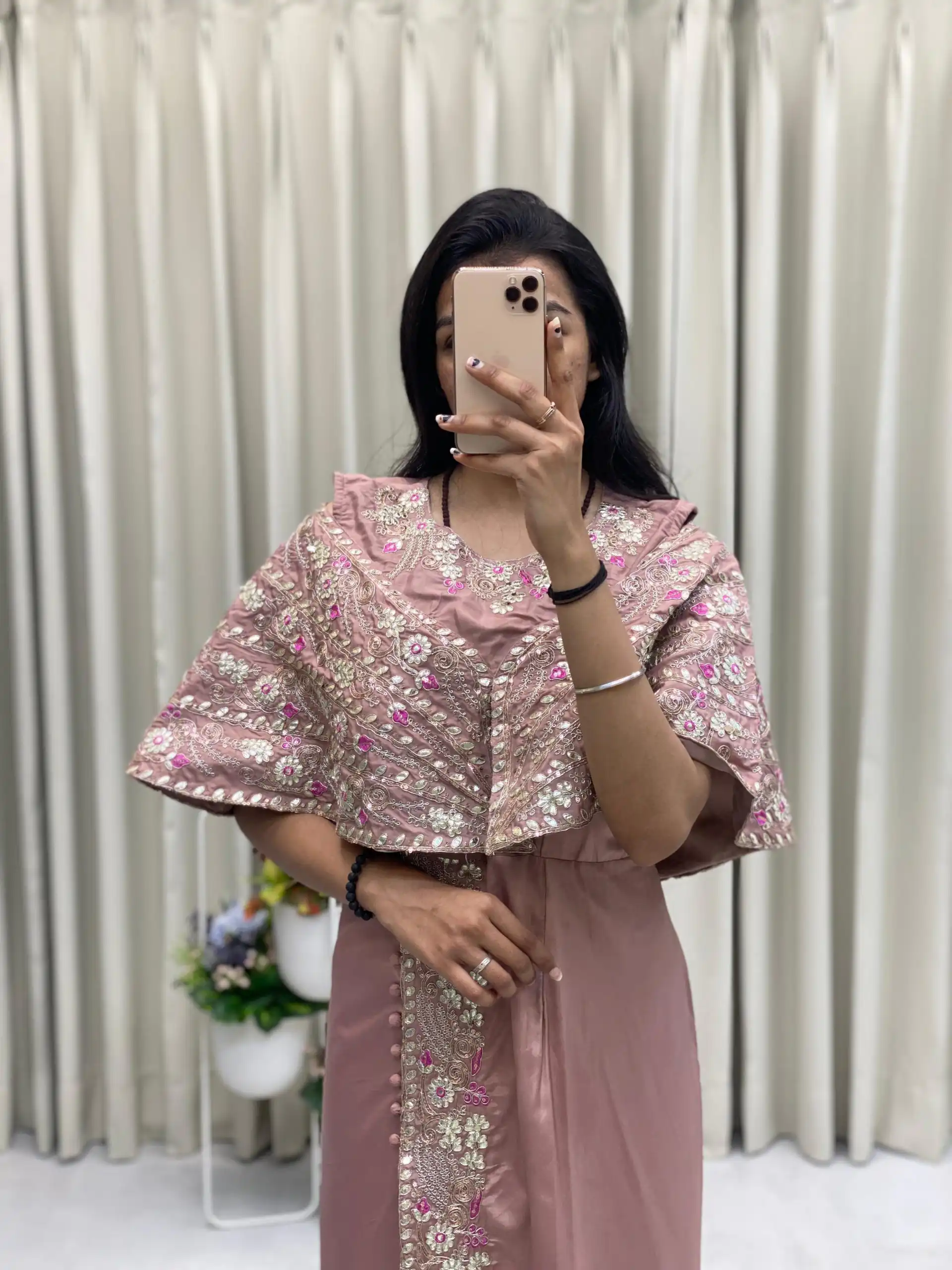 Light Pink Crepe Silk Sequence Embroidery Foil Paper Work Salwar Suit | Jump Suits, Salwar suit, Casual Suits, Creative suits, Designer Suits, Palazzo Suits, Party Wear Suits, Patiala Suits, Straight Suits