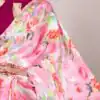Light Pink Dull Satin Printed Saree | Sarees, Bollywood Sarees, Creative Sarees, Designer Sarees, Embroidered Sarees, Ethnic Saree, Modern Digital sarees, Party Wear Sarees