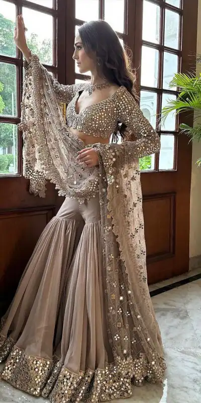 Light Pink Georgette Thread Sequence Salwar Suit | Jump Suits, Salwar suit, Casual Suits, Creative suits, Designer Suits, Palazzo Suits, Party Wear Suits, Patiala Suits, Straight Suits