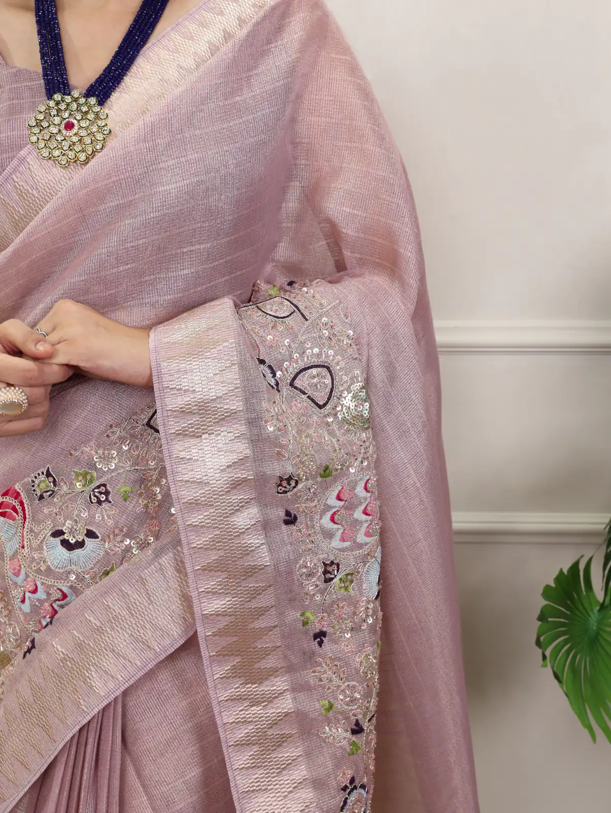 Light Pink Kota Tissue Zari Embroidery Work Saree | Sarees, Bollywood Sarees, Creative Sarees, Designer Sarees, Embroidered Sarees, Ethnic Saree, Modern Digital sarees, Party Wear Sarees