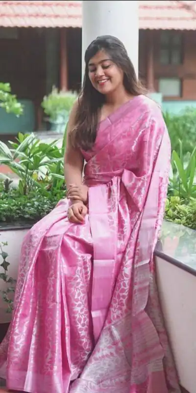 Light Pink Lichi Silk Lace Work Border Saree | Sarees, Bollywood Sarees, Creative Sarees, Designer Sarees, Embroidered Sarees, Ethnic Saree, Modern Digital sarees, Party Wear Sarees