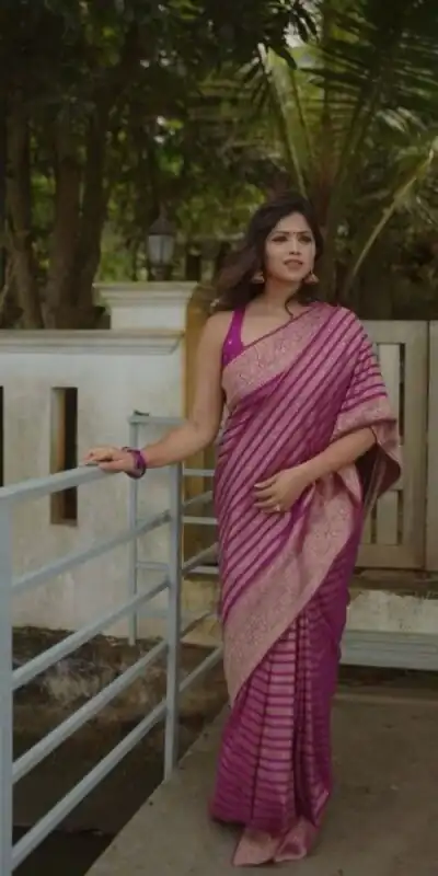 Light Purple Lichi Silk Lace Border Work Saree | Sarees, Bollywood Sarees, Creative Sarees, Designer Sarees, Embroidered Sarees, Ethnic Saree, Modern Digital sarees, Party Wear Sarees