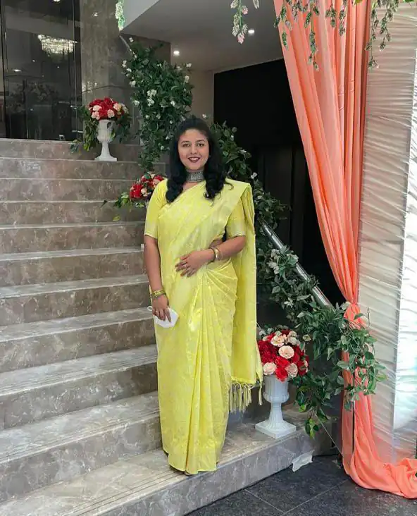 Light Yellow Soft Lichi Silk Zahlar Saree | Sarees, Bollywood Sarees, Creative Sarees, Designer Sarees, Embroidered Sarees, Ethnic Saree, Modern Digital sarees, Party Wear Sarees