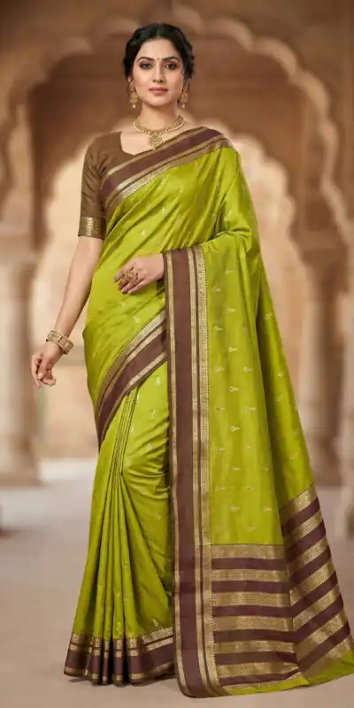 Lime Yellow Banarasi Silk Zari Work Saree | Sarees, Bollywood Sarees, Creative Sarees, Designer Sarees, Embroidered Sarees, Ethnic Saree, Modern Digital sarees, Party Wear Sarees