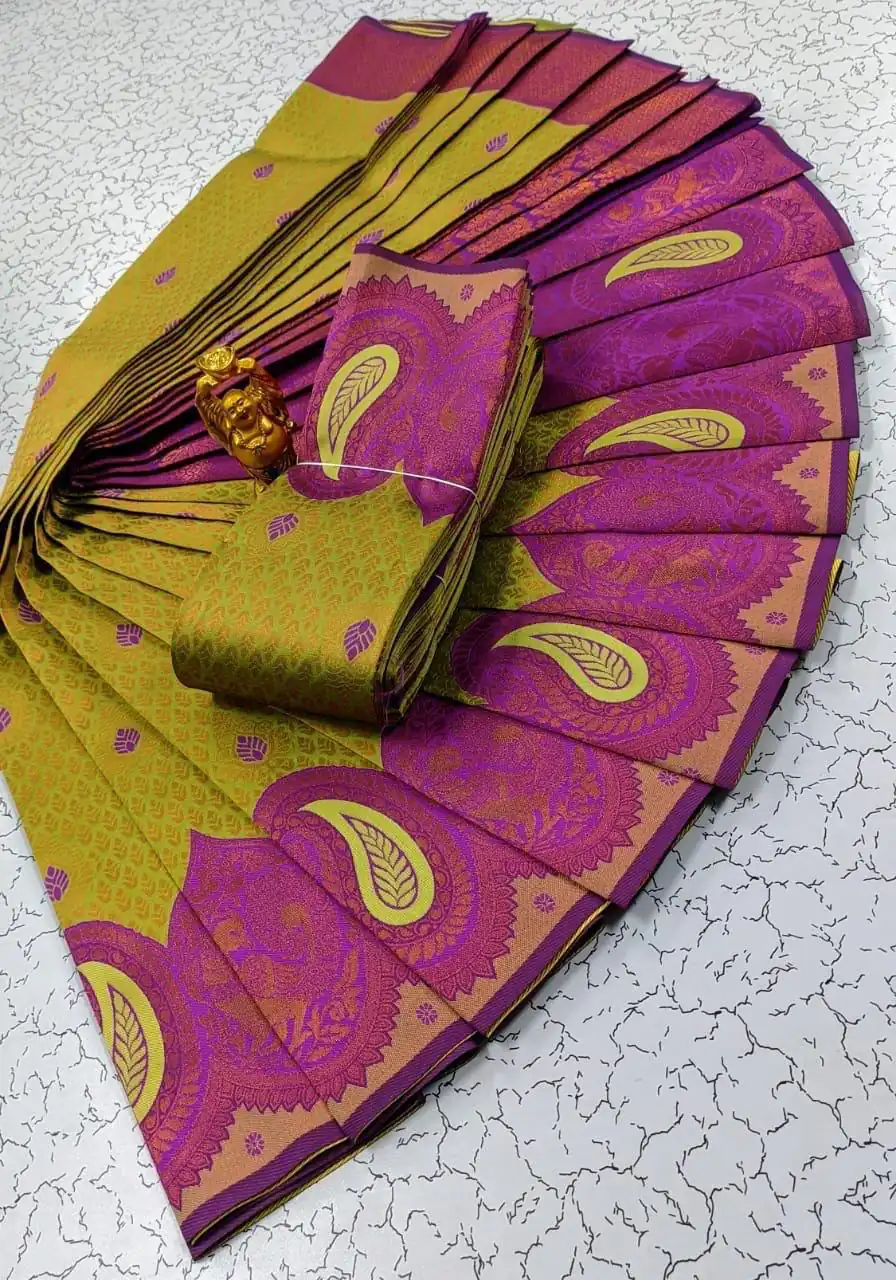 Mahanadi Soft Litchi Silk Contrast Border Weaving Design Saree | Sarees, Bollywood Sarees, Creative Sarees, Designer Sarees, Embroidered Sarees, Ethnic Saree, Modern Digital sarees, Party Wear Sarees