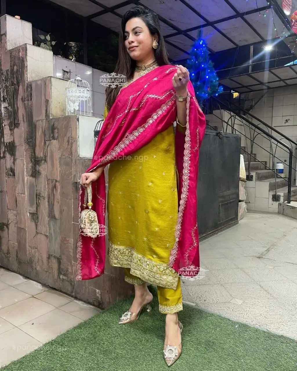 Mahandi Chinon Embroidery Work Salwar Suit | Jump Suits, Salwar suit, Casual Suits, Creative suits, Designer Suits, Palazzo Suits, Party Wear Suits, Patiala Suits, Straight Suits
