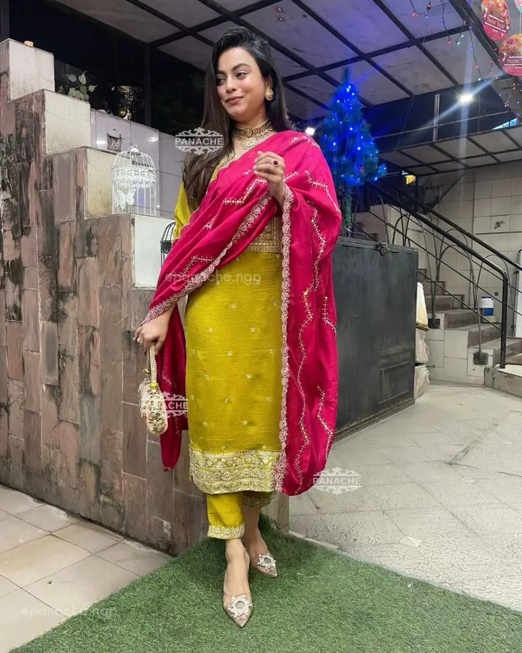 Mahandi Chinon Embroidery Work Salwar Suit | Jump Suits, Salwar suit, Casual Suits, Creative suits, Designer Suits, Palazzo Suits, Party Wear Suits, Patiala Suits, Straight Suits