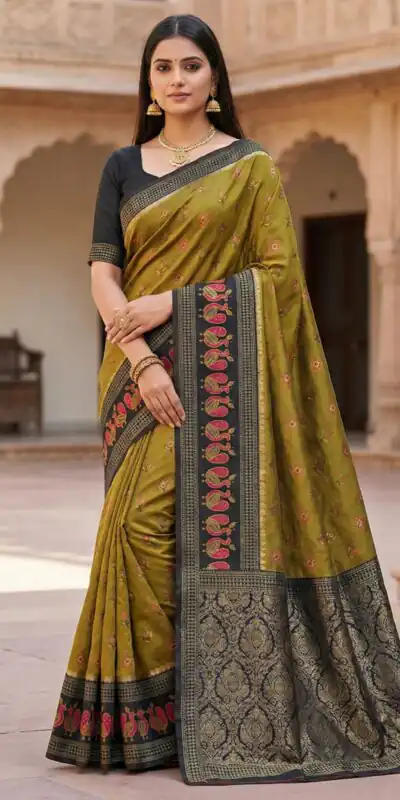 Mahandi Pochampalli Silk Lace Zari Work Saree | Sarees, Bollywood Sarees, Creative Sarees, Designer Sarees, Embroidered Sarees, Ethnic Saree, Modern Digital sarees, Party Wear Sarees