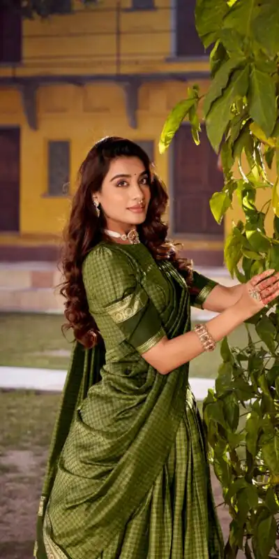 Mahendi Chettinad Cotton Chex Zari WorkΒ Lehenga Choli | Lehenga, Bollywood Lehenga, Creative Lehenga, Designer Lehenga, Embroidered Lehenga, Party Wear Lehenga