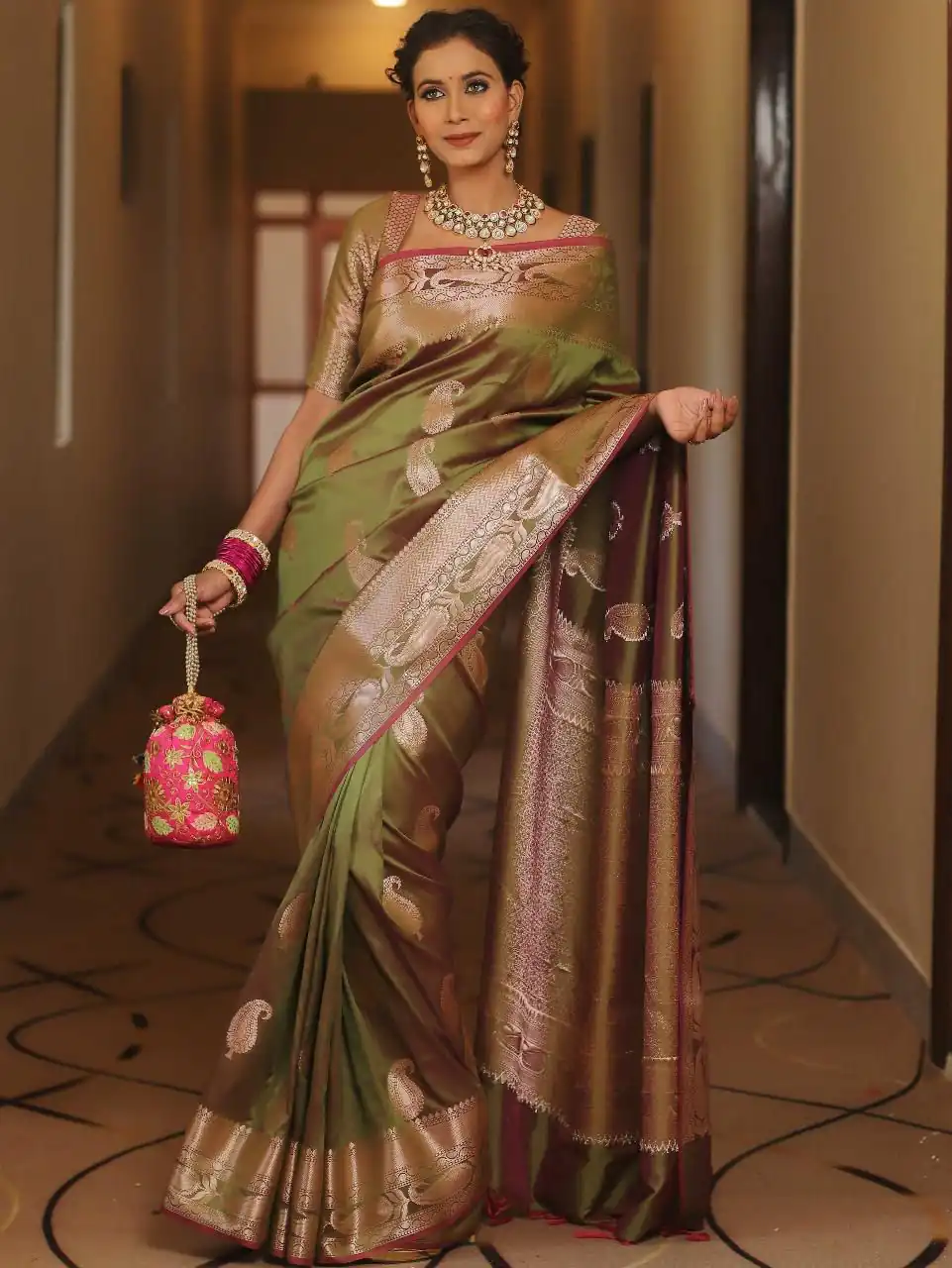 Mahendi Lichi Silk Border Lace Work Saree | Sarees, Bollywood Sarees, Creative Sarees, Designer Sarees, Embroidered Sarees, Ethnic Saree, Modern Digital sarees, Party Wear Sarees