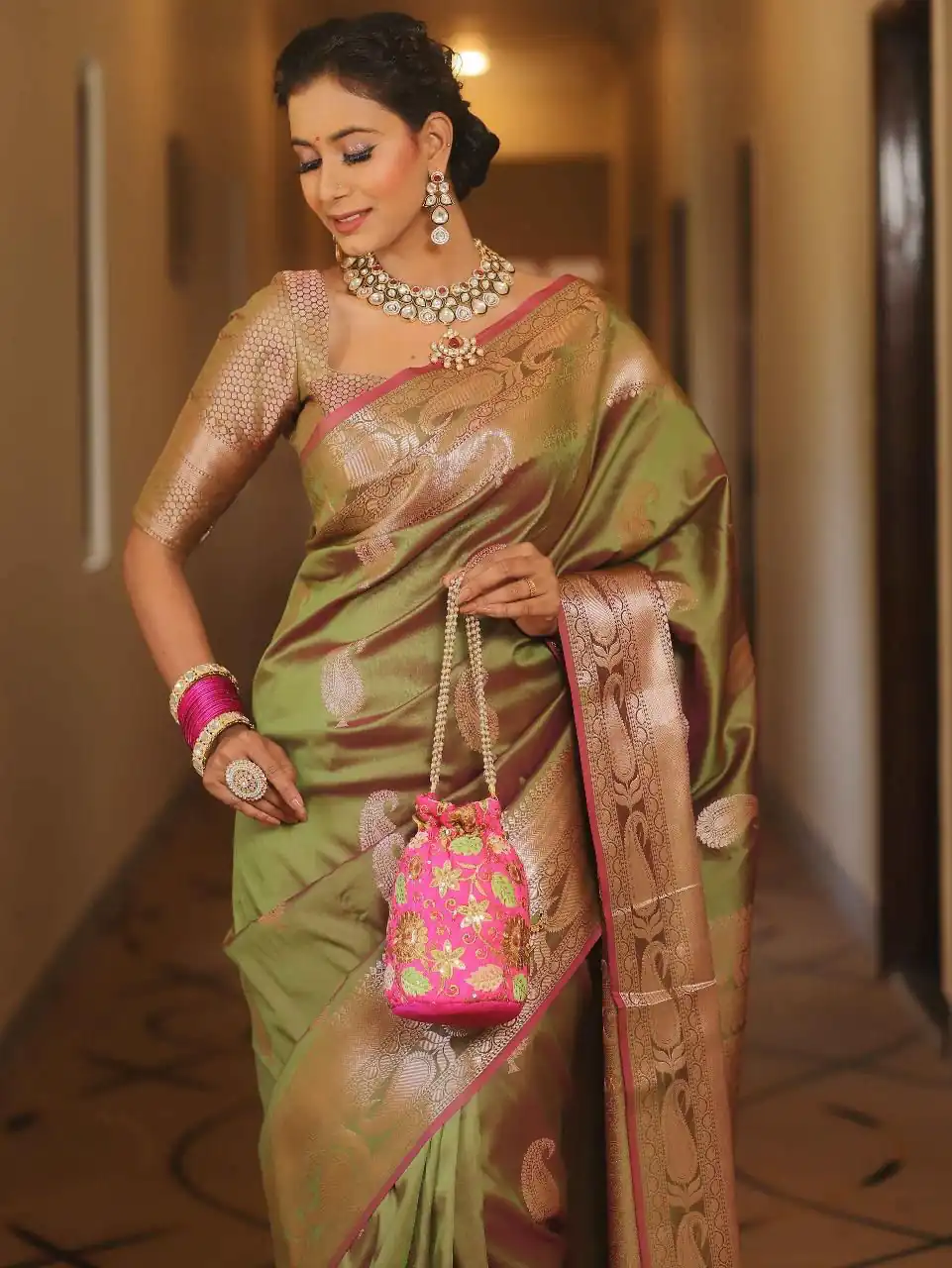 Mahendi Lichi Silk Border Lace Work Saree | Sarees, Bollywood Sarees, Creative Sarees, Designer Sarees, Embroidered Sarees, Ethnic Saree, Modern Digital sarees, Party Wear Sarees