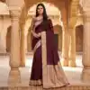 Maroon Banarasi Gala Silk Gold Zari Work Saree | Sarees, Bollywood Sarees, Creative Sarees, Designer Sarees, Embroidered Sarees, Ethnic Saree, Modern Digital sarees, Party Wear Sarees