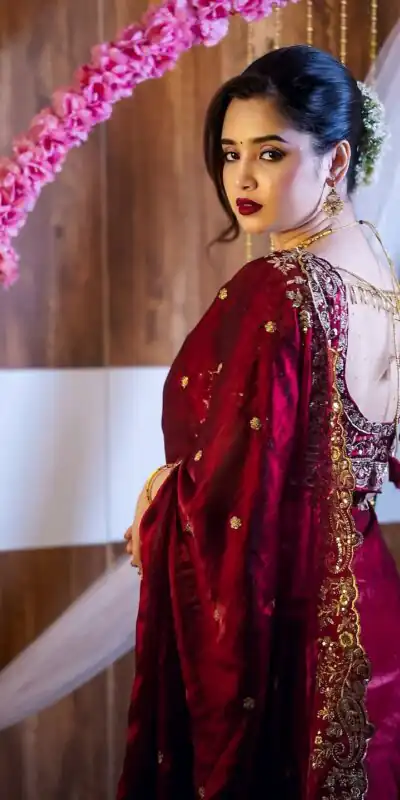 Maroon Fandy Satin Silk With Sequins Work Saree | Sarees, Bollywood Sarees, Creative Sarees, Designer Sarees, Embroidered Sarees, Ethnic Saree, Modern Digital sarees, Party Wear Sarees