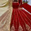 Maroon JC Silk Embroidery Lace Work Gown | Gowns, Bollywood Gowns, Creative Gowns, Designer Gowns, Embroidered Gowns, Party Wear Gowns