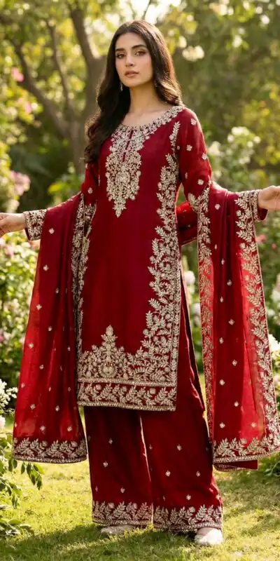 Maroon Organza Silk With Sequence Work Salwar Suit | Jump Suits, Salwar suit, Casual Suits, Creative suits, Designer Suits, Palazzo Suits, Party Wear Suits, Patiala Suits, Straight Suits