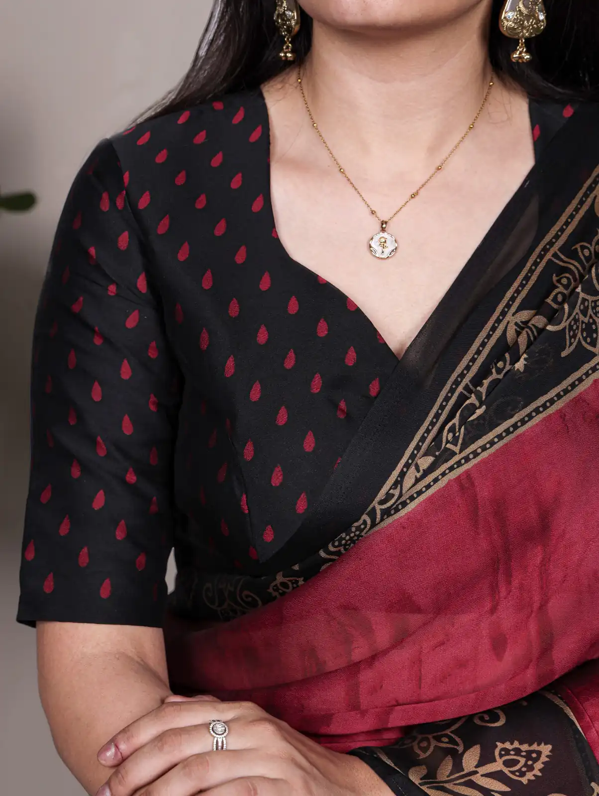Maroon Rangoli Silk Printed Saree | Sarees, Bollywood Sarees, Creative Sarees, Designer Sarees, Embroidered Sarees, Ethnic Saree, Modern Digital sarees, Party Wear Sarees