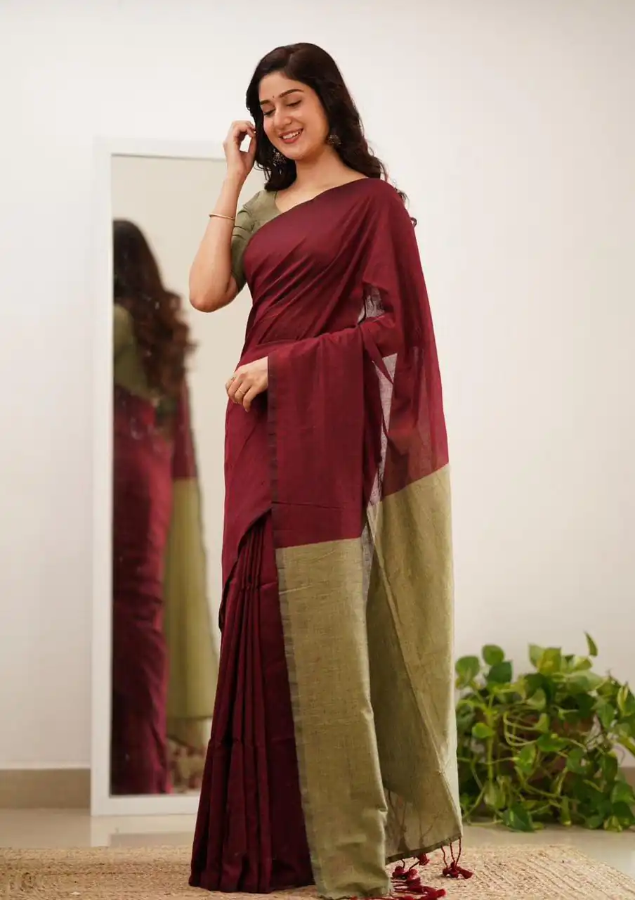 Maroon Soft Lilian Slab Rich Pallu Saree | Sarees, Bollywood Sarees, Creative Sarees, Designer Sarees, Embroidered Sarees, Ethnic Saree, Modern Digital sarees, Party Wear Sarees