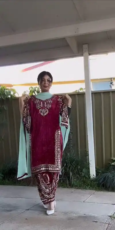 Maroon Viscose Velvet Sequence Work Salwar Suit | Jump Suits, Salwar suit, Casual Suits, Creative suits, Designer Suits, Palazzo Suits, Party Wear Suits, Patiala Suits, Straight Suits