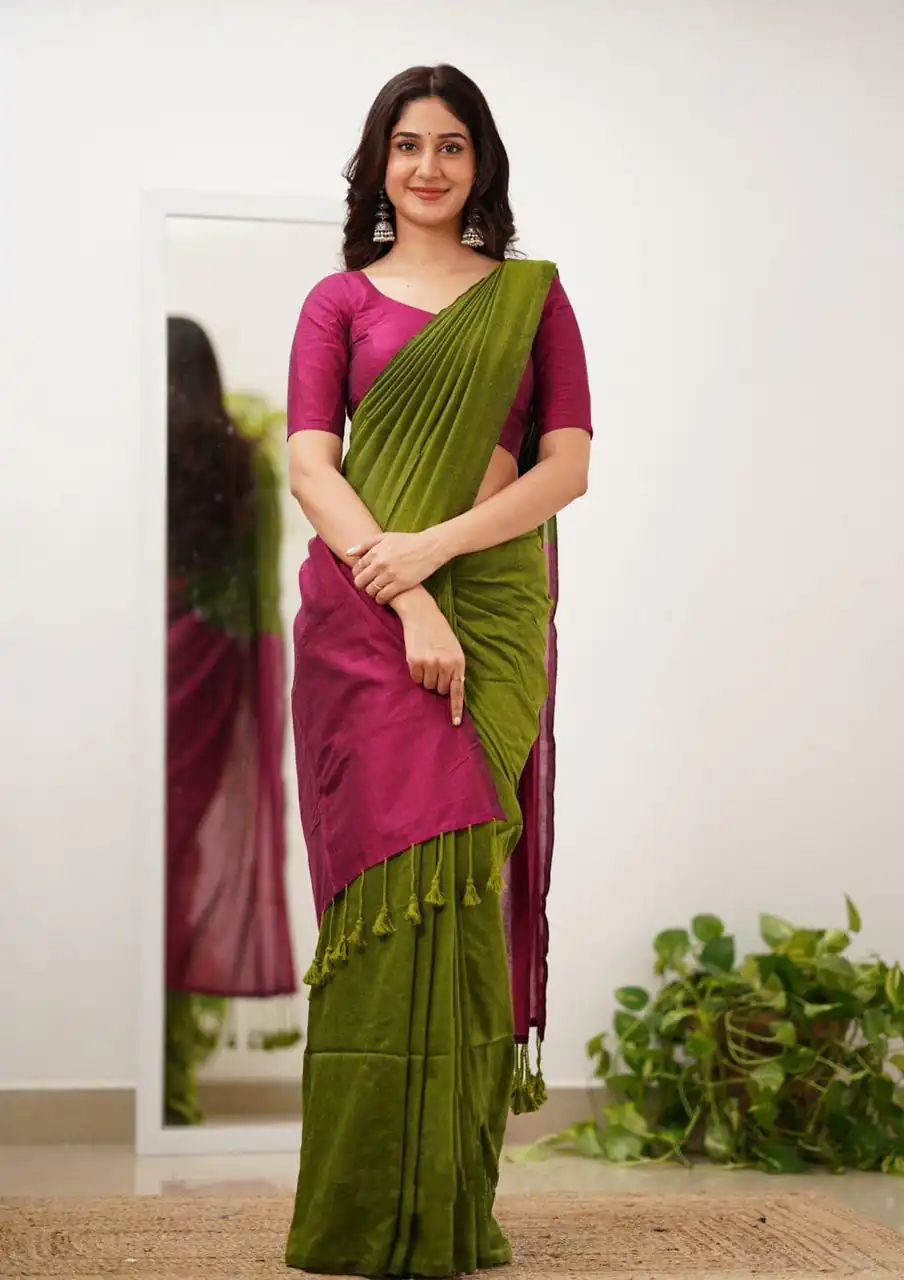Mehandi Soft Lilian Slab Rich Pallu Saree | Sarees, Bollywood Sarees, Creative Sarees, Designer Sarees, Embroidered Sarees, Ethnic Saree, Modern Digital sarees, Party Wear Sarees