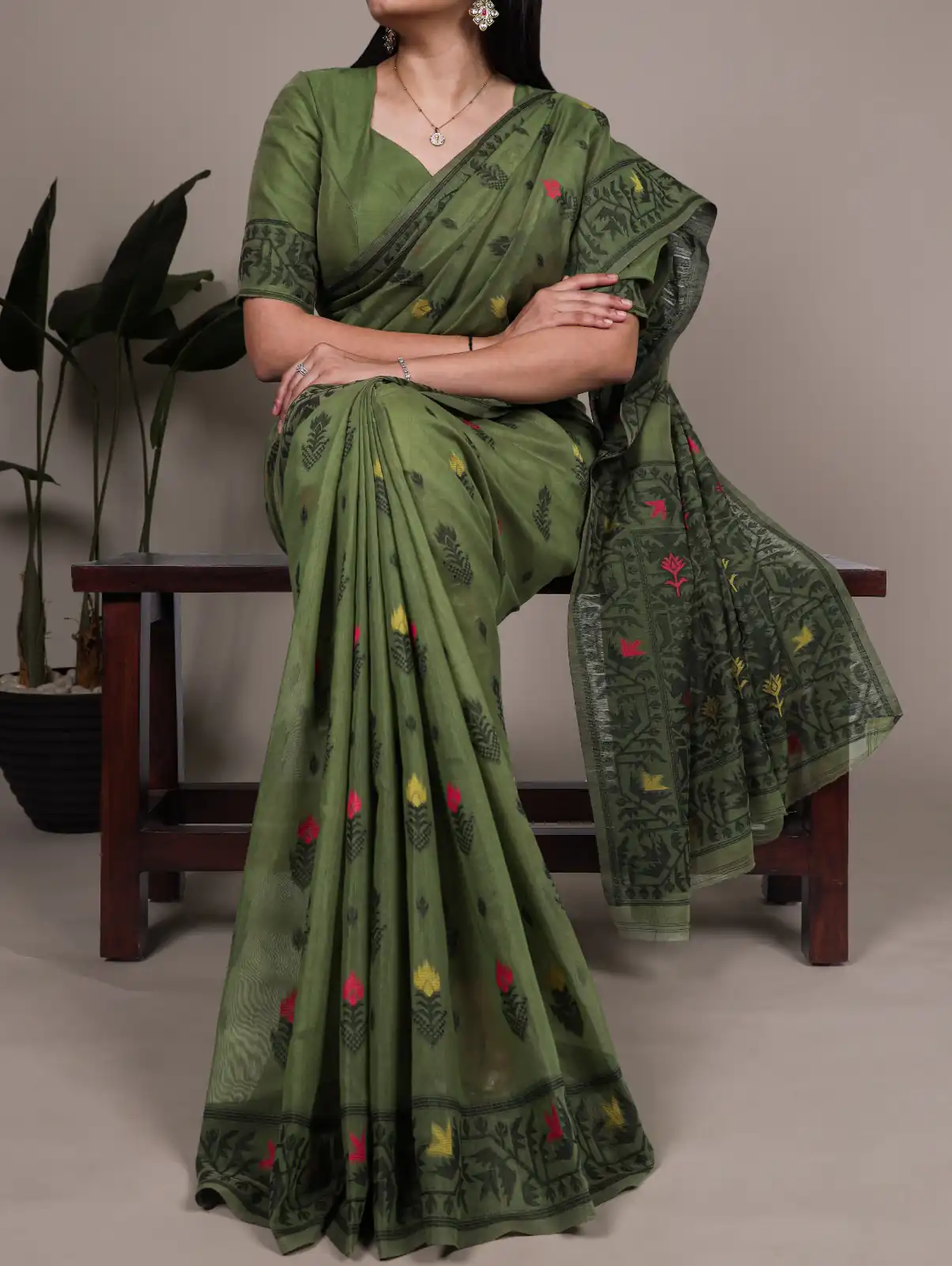Mehendi Poly Cotton Thread Weaving Work Saree | Sarees, Bollywood Sarees, Creative Sarees, Designer Sarees, Embroidered Sarees, Ethnic Saree, Modern Digital sarees, Party Wear Sarees