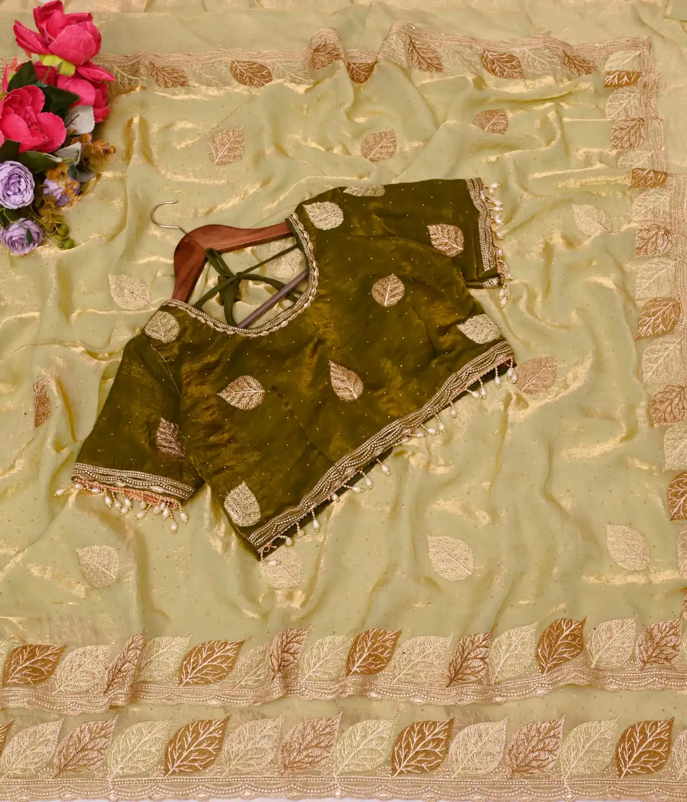 Mehendi Soft Fandy Silk Embroidery Lace Work Saree | Sarees, Bollywood Sarees, Creative Sarees, Designer Sarees, Embroidered Sarees, Ethnic Saree, Modern Digital sarees, Party Wear Sarees