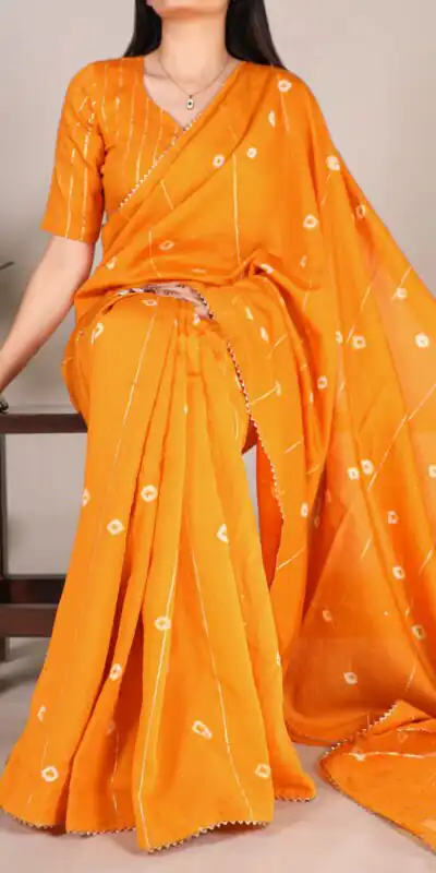 Mustard Chanderi Sequins Saree | Sarees, Bollywood Sarees, Creative Sarees, Designer Sarees, Embroidered Sarees, Ethnic Saree, Modern Digital sarees, Party Wear Sarees