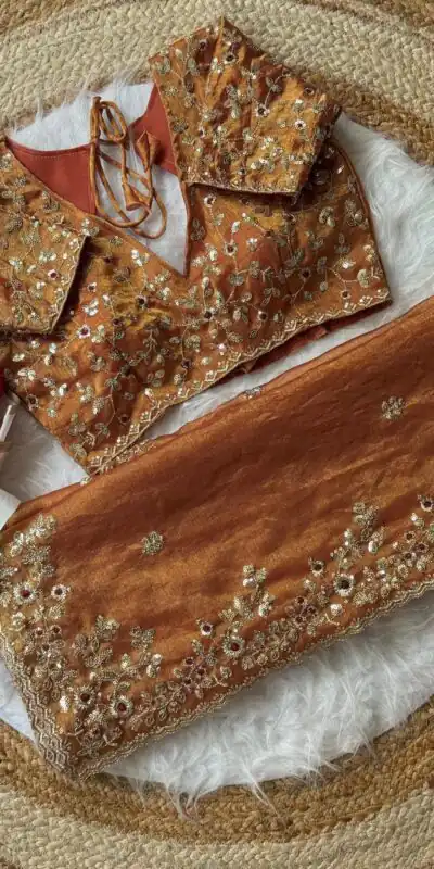 Mustard Fandy Chiffon Embroidery Work Saree | Sarees, Bollywood Sarees, Creative Sarees, Designer Sarees, Embroidered Sarees, Ethnic Saree, Modern Digital sarees, Party Wear Sarees