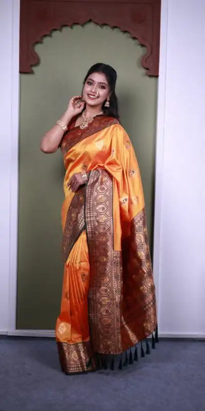 Mustard Soft Paithani Silk Zari Work Lace Saree | Sarees, Bollywood Sarees, Creative Sarees, Designer Sarees, Embroidered Sarees, Ethnic Saree, Modern Digital sarees, Party Wear Sarees