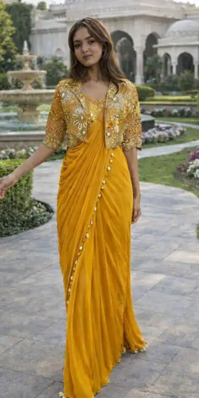 Mustered Crap Silk Embroidery Lace Work Saree | Sarees, Bollywood Sarees, Creative Sarees, Designer Sarees, Embroidered Sarees, Ethnic Saree, Modern Digital sarees, Party Wear Sarees