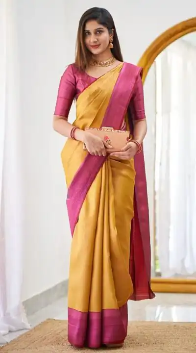 Mustered Lichi Silk Jacquard Work Saree | Sarees, Bollywood Sarees, Creative Sarees, Designer Sarees, Embroidered Sarees, Ethnic Saree, Modern Digital sarees, Party Wear Sarees