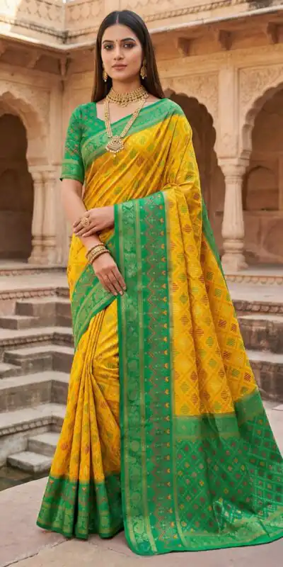 Mustered Pochampalli Lace Zari Work Saree | Sarees, Bollywood Sarees, Creative Sarees, Designer Sarees, Embroidered Sarees, Ethnic Saree, Modern Digital sarees, Party Wear Sarees