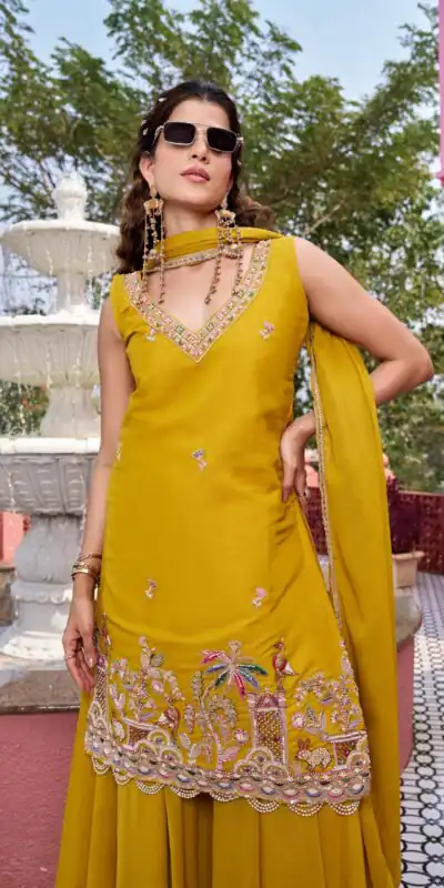 Mustered Star Georgette Embroidery Work Salwar Suit | Jump Suits, Salwar suit, Casual Suits, Creative suits, Designer Suits, Palazzo Suits, Party Wear Suits, Patiala Suits, Straight Suits