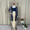 Navy Blue French Crape Embroidery Work Dhoti Suit | Jump Suits, Salwar suit, Casual Suits, Creative suits, Designer Suits, Palazzo Suits, Party Wear Suits, Patiala Suits, Straight Suits