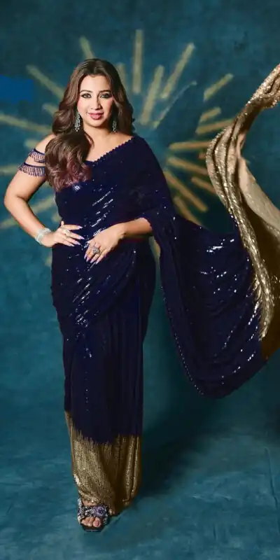 Navy Blue Georgette Embroidery Work Saree | Sarees, Bollywood Sarees, Creative Sarees, Designer Sarees, Embroidered Sarees, Ethnic Saree, Modern Digital sarees, Party Wear Sarees
