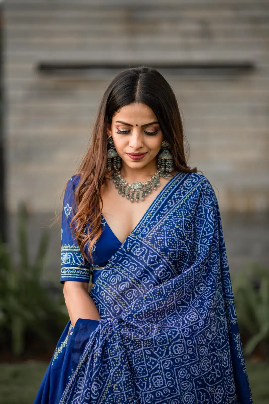 Navy Blue Vaishali Silk Printed Lehenga Choli | Lehenga, Bollywood Lehenga, Creative Lehenga, Designer Lehenga, Embroidered Lehenga, Party Wear Lehenga