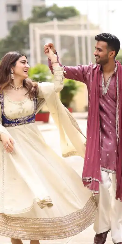 Off White Chinon Silk Thread Embroidery Salwar Suit | Jump Suits, Salwar suit, Casual Suits, Creative suits, Designer Suits, Palazzo Suits, Party Wear Suits, Patiala Suits, Straight Suits