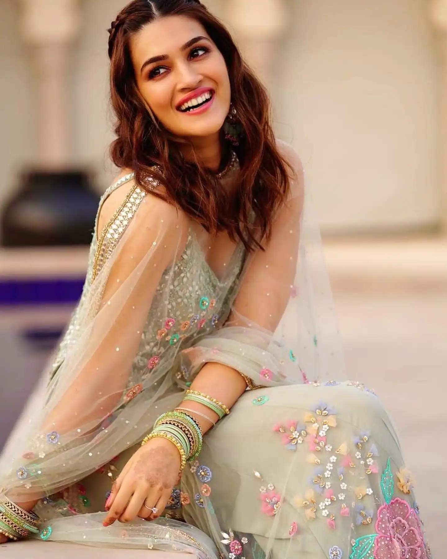 Off White Sharara Suit | Salwar suit, Casual Suits, Creative suits, Designer Suits, Palazzo Suits, Party Wear Suits, Straight Suits