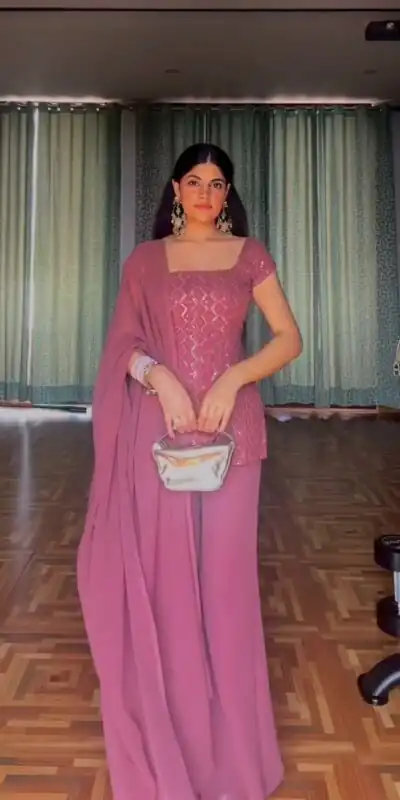 Onion Faux Georgette Thread Work Salwar Suit | Jump Suits, Salwar suit, Casual Suits, Creative suits, Designer Suits, Palazzo Suits, Party Wear Suits, Patiala Suits, Straight Suits