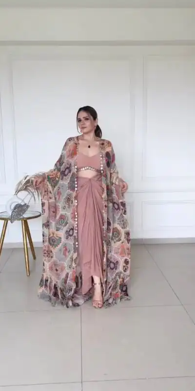 Onion Fiona Silk Printed Koti Suit | Jump Suits, Salwar suit, Casual Suits, Creative suits, Designer Suits, Palazzo Suits, Party Wear Suits, Patiala Suits, Straight Suits