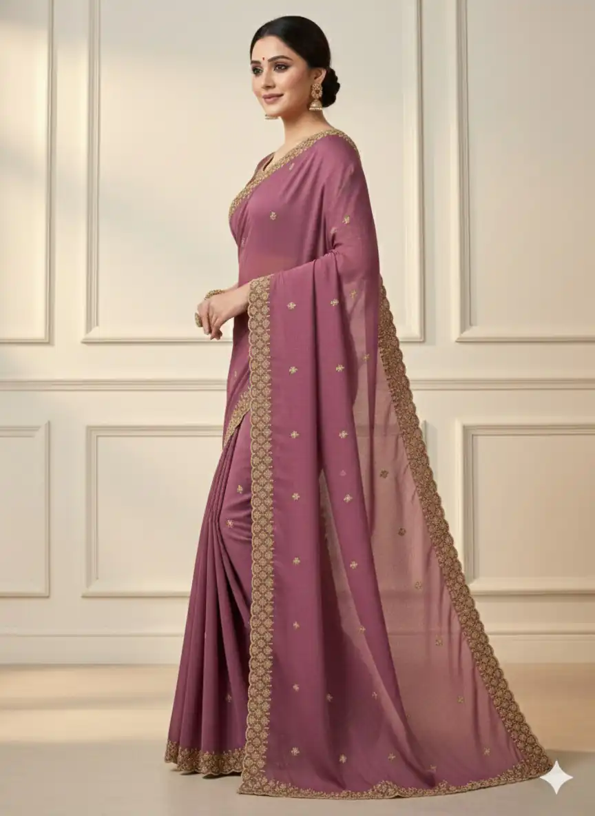 Onion Star Georgette Embroidery Work Saree | Sarees, Bollywood Sarees, Creative Sarees, Designer Sarees, Embroidered Sarees, Ethnic Saree, Modern Digital sarees, Party Wear Sarees