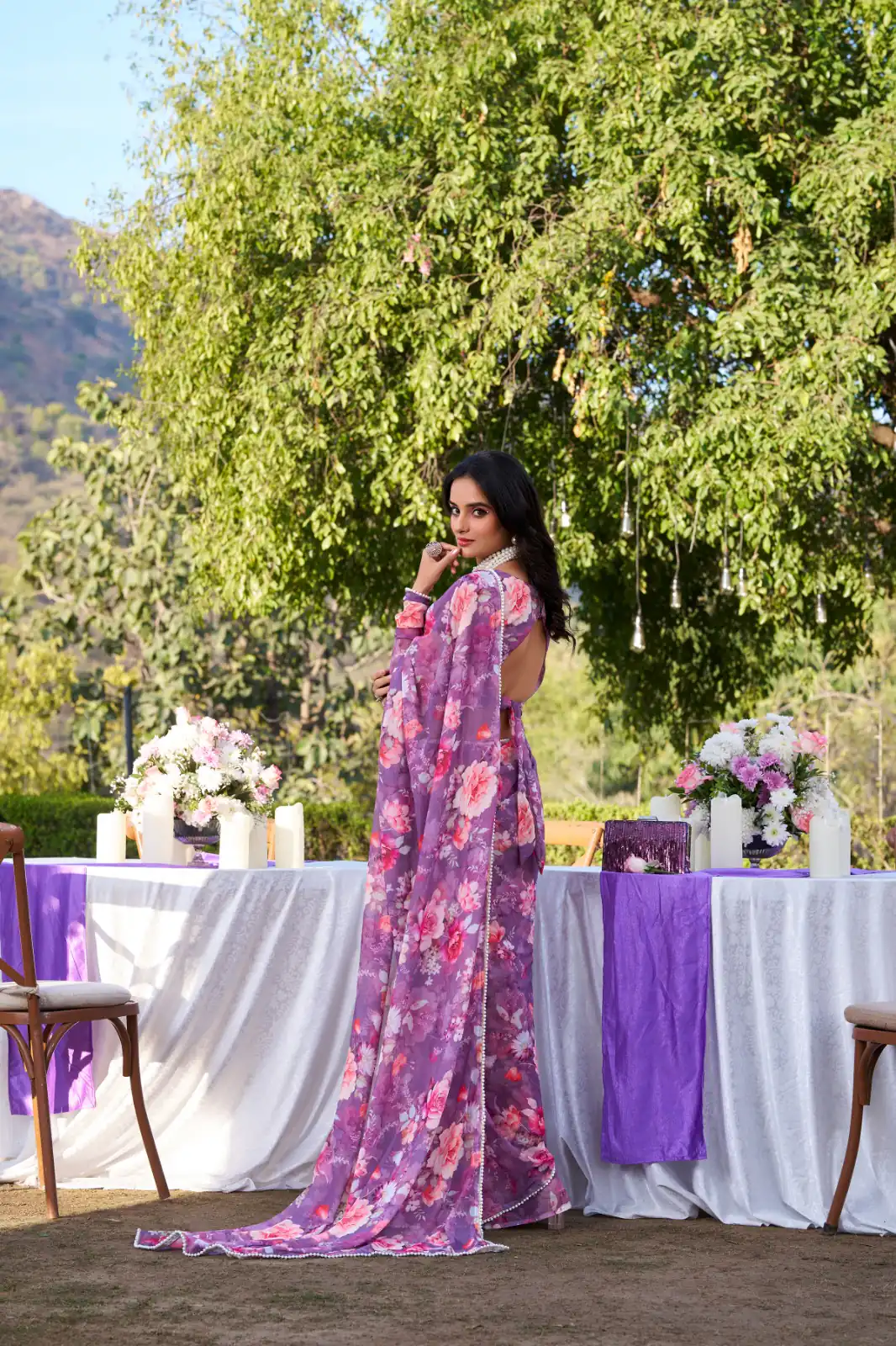 Onion Weightless Printed Pearl Saree | Sarees, Bollywood Sarees, Creative Sarees, Designer Sarees, Embroidered Sarees, Ethnic Saree, Modern Digital sarees, Party Wear Sarees